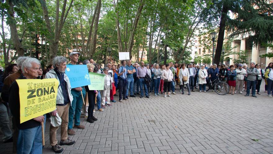 El parking de la calle Sangüesa, entre la &quot;necesidad&quot; y la polémica ciudadana