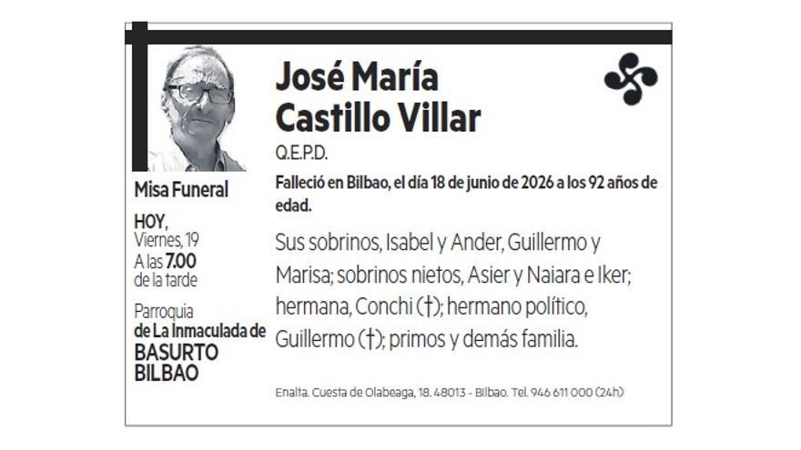 José María Castillo Villar