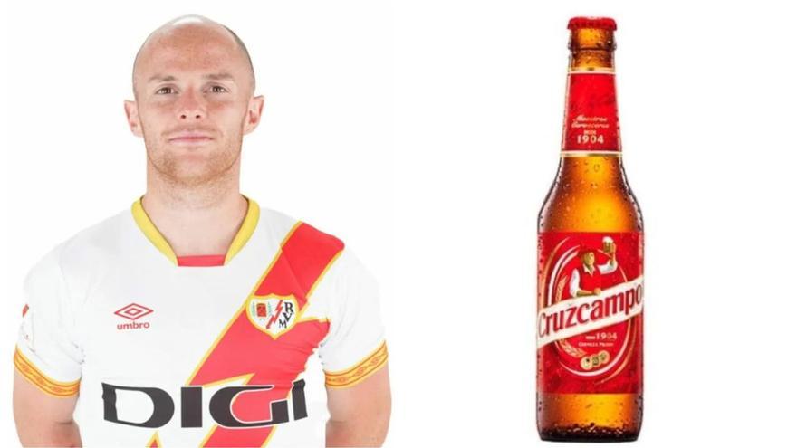 Un jugador del Rayo Vallecano desprecia la Cruzcampo y la marca le responde esto