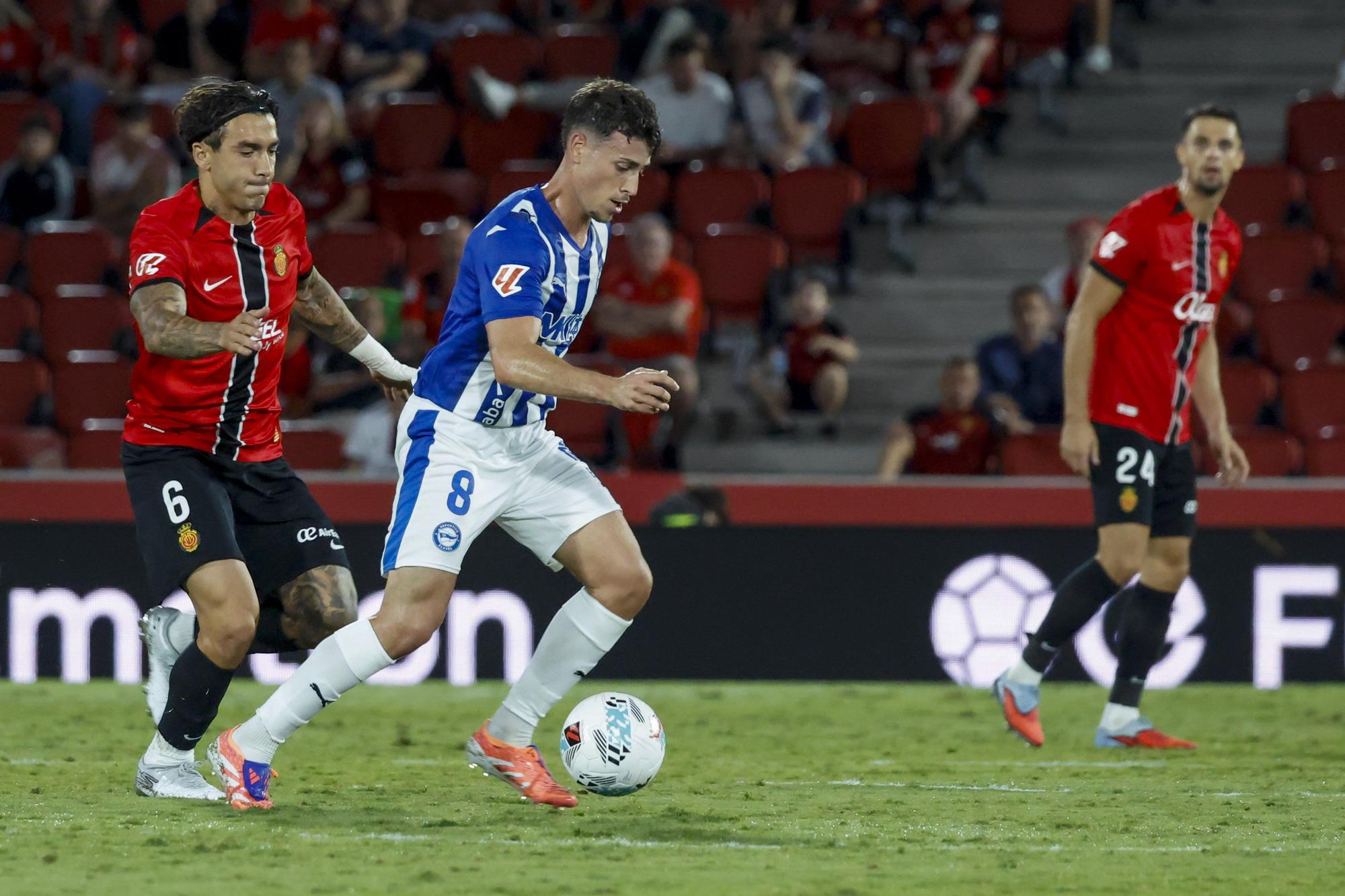 En imágenes: El Alavés pierde ante el Mallorca en Son Moix