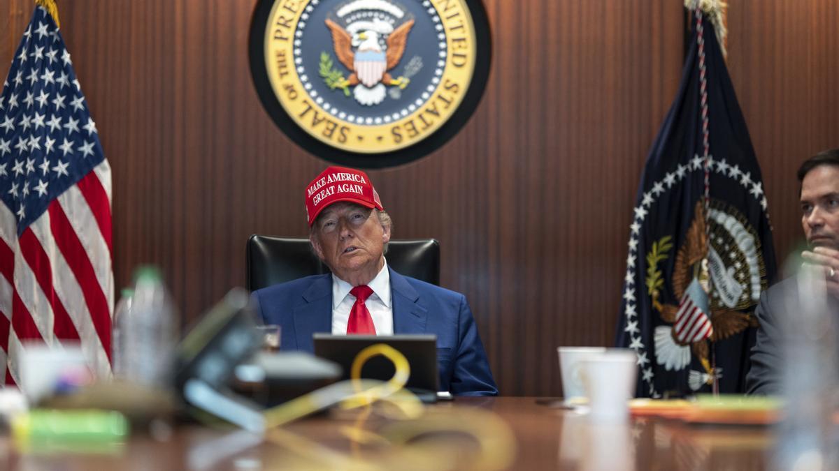 Donald Trump en una imagen tomada en la Casa Blanca.