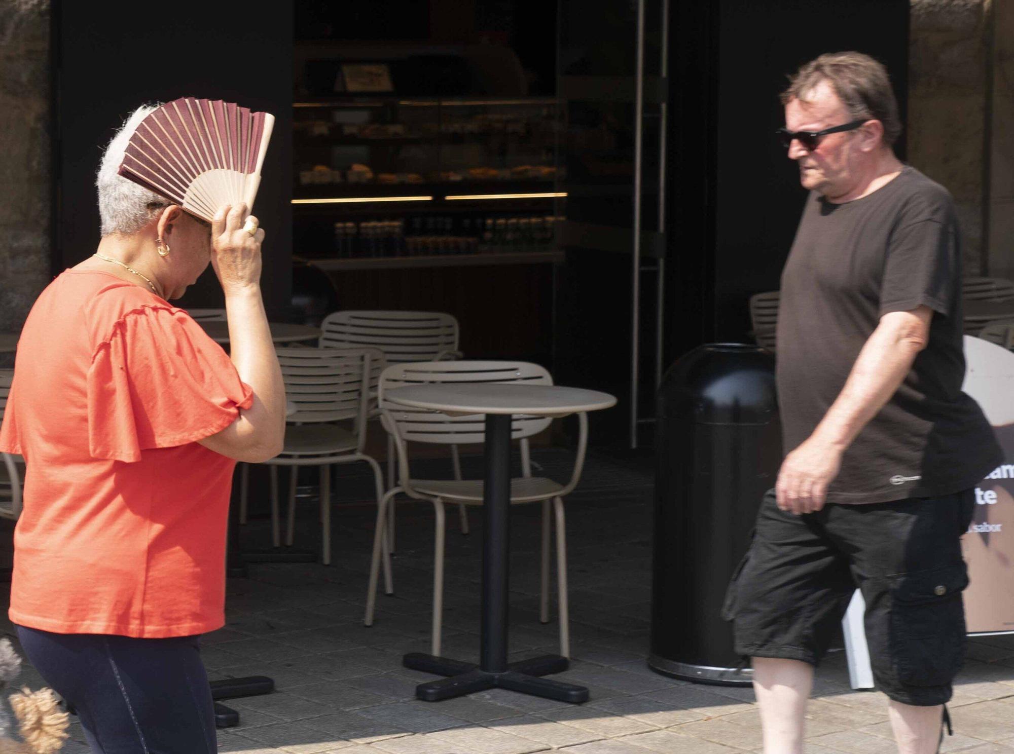 En imágenes: Vitoria sufre los estragos de la ola de calor