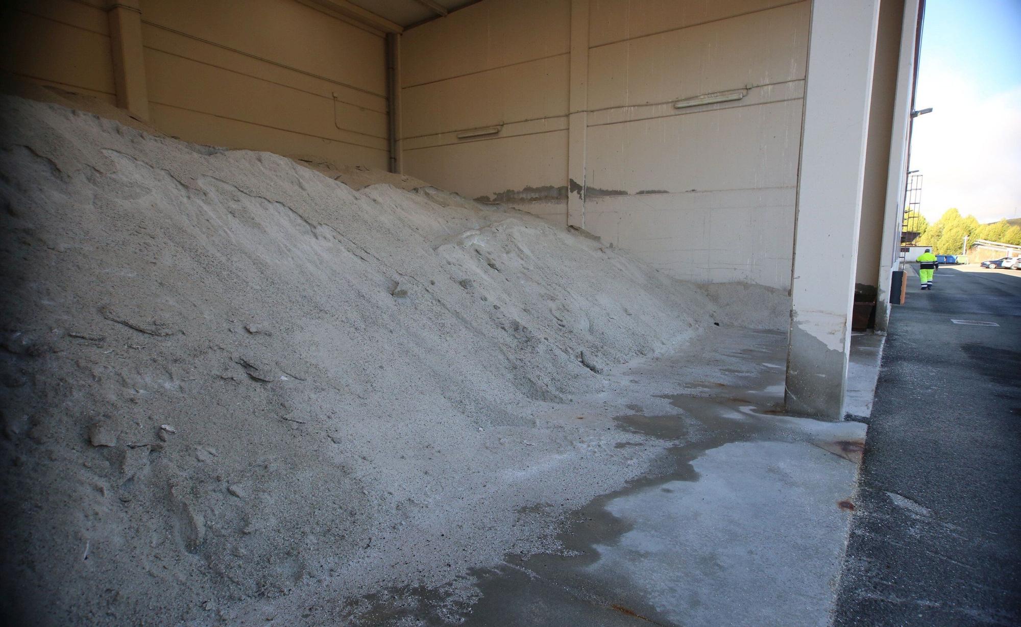 El Centro de Conservación de Carreteras de Liédena, preparado para el invierno en Navarra