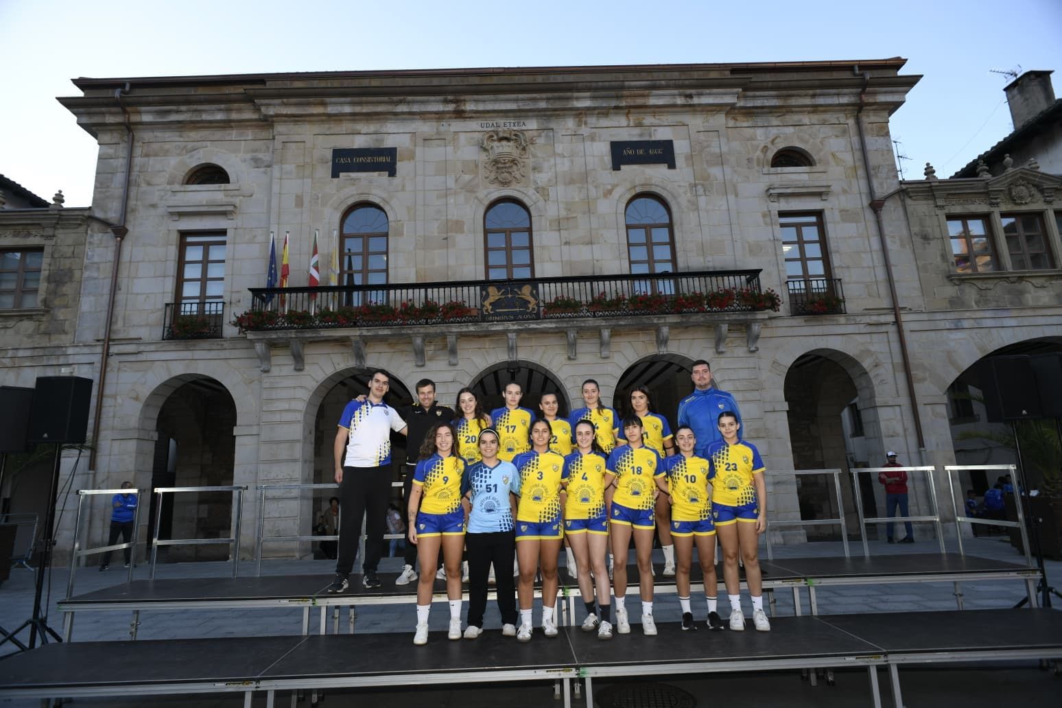 Presentación de los clubes deportivos de Urretxu y Zumarraga