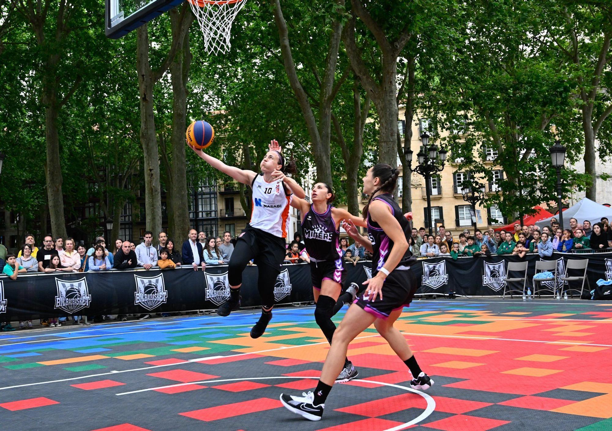En imágenes: Bilbao se sube al carro del baloncesto 3x3
