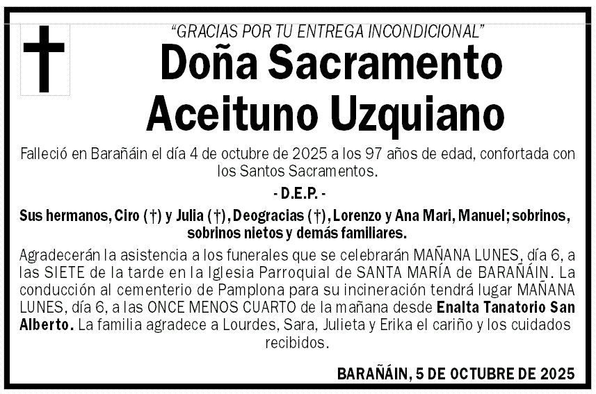 Sacramento Aceituno Uzquiano
