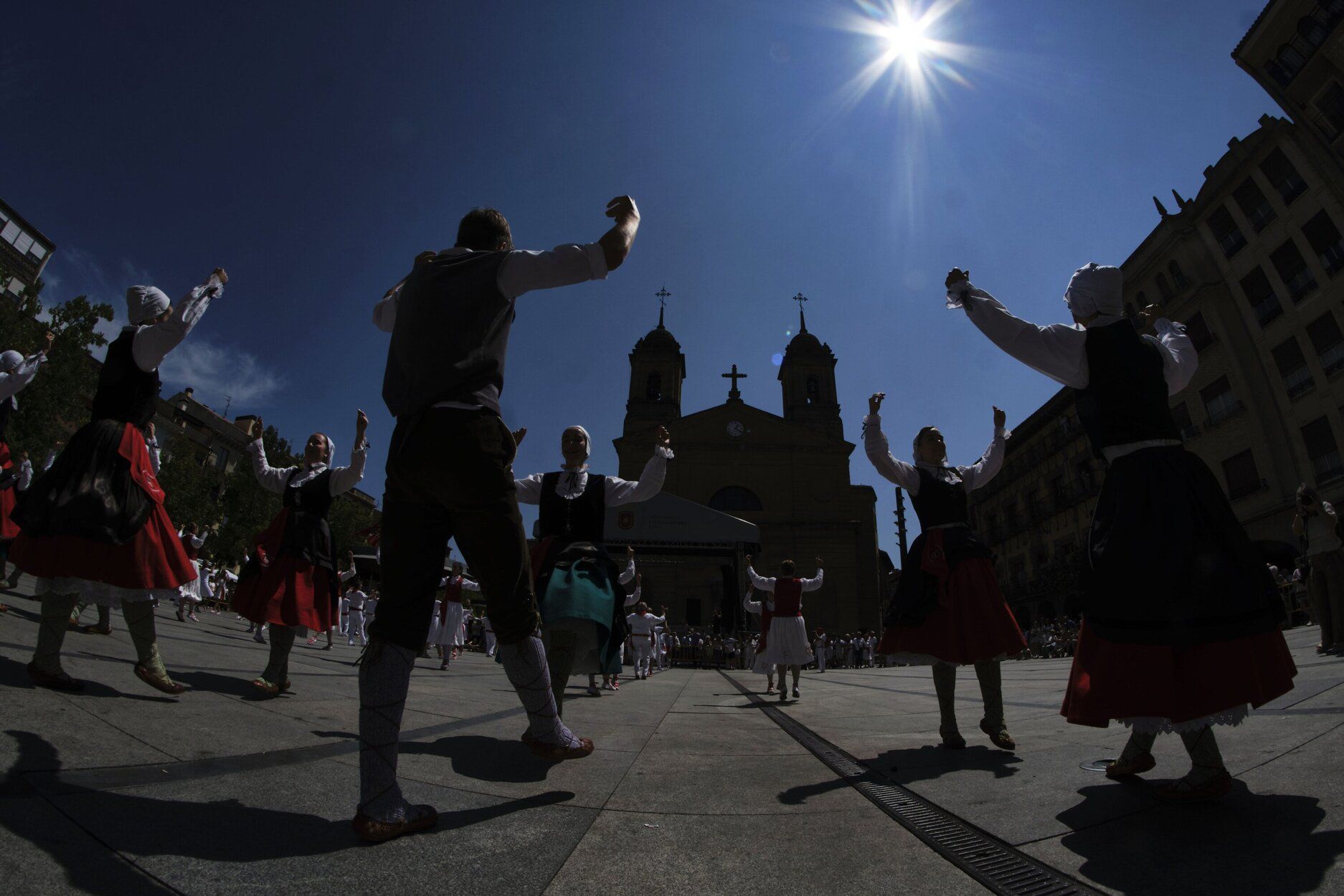 Fotos del inicio de las fiestas de Estella-Lizarra