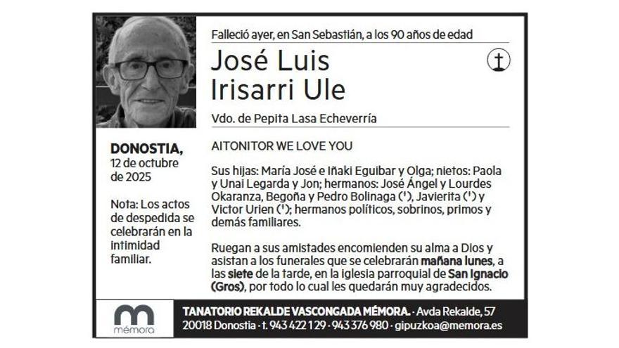 JOSE LUIS IRISARRI ULE