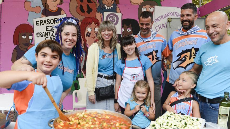 Las comparsas tienen el relevo más que garantizado en Aste Nagusia