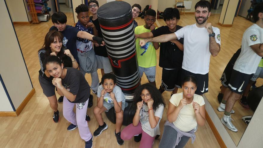 Hacer barrio a ‘golpes’ de boxeo
