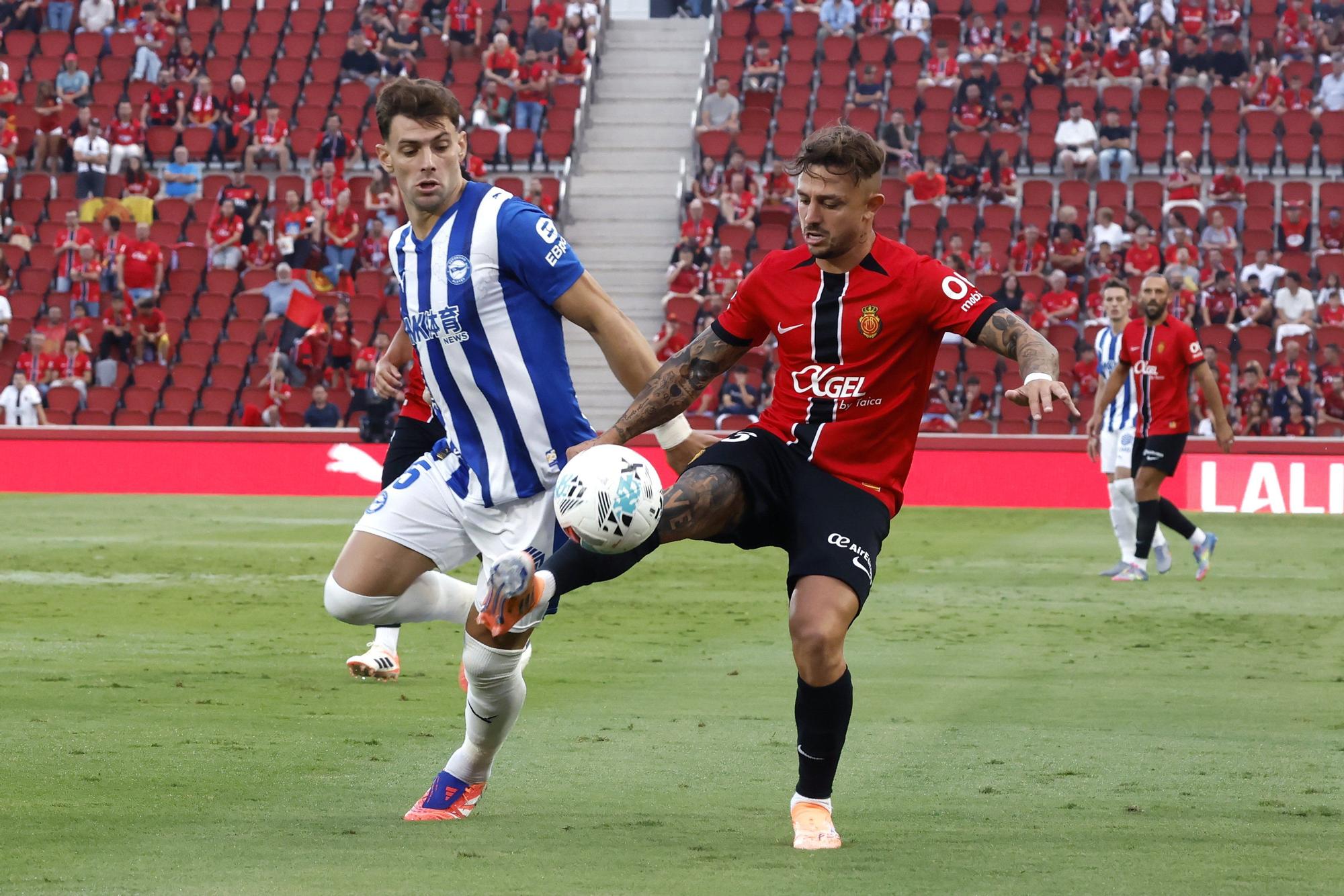 En imágenes: El Alavés pierde ante el Mallorca en Son Moix