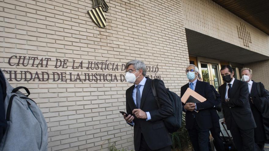 Recaredo del Potro, expresidente de Escal UGS, a su llegada al juicio en Castellón.