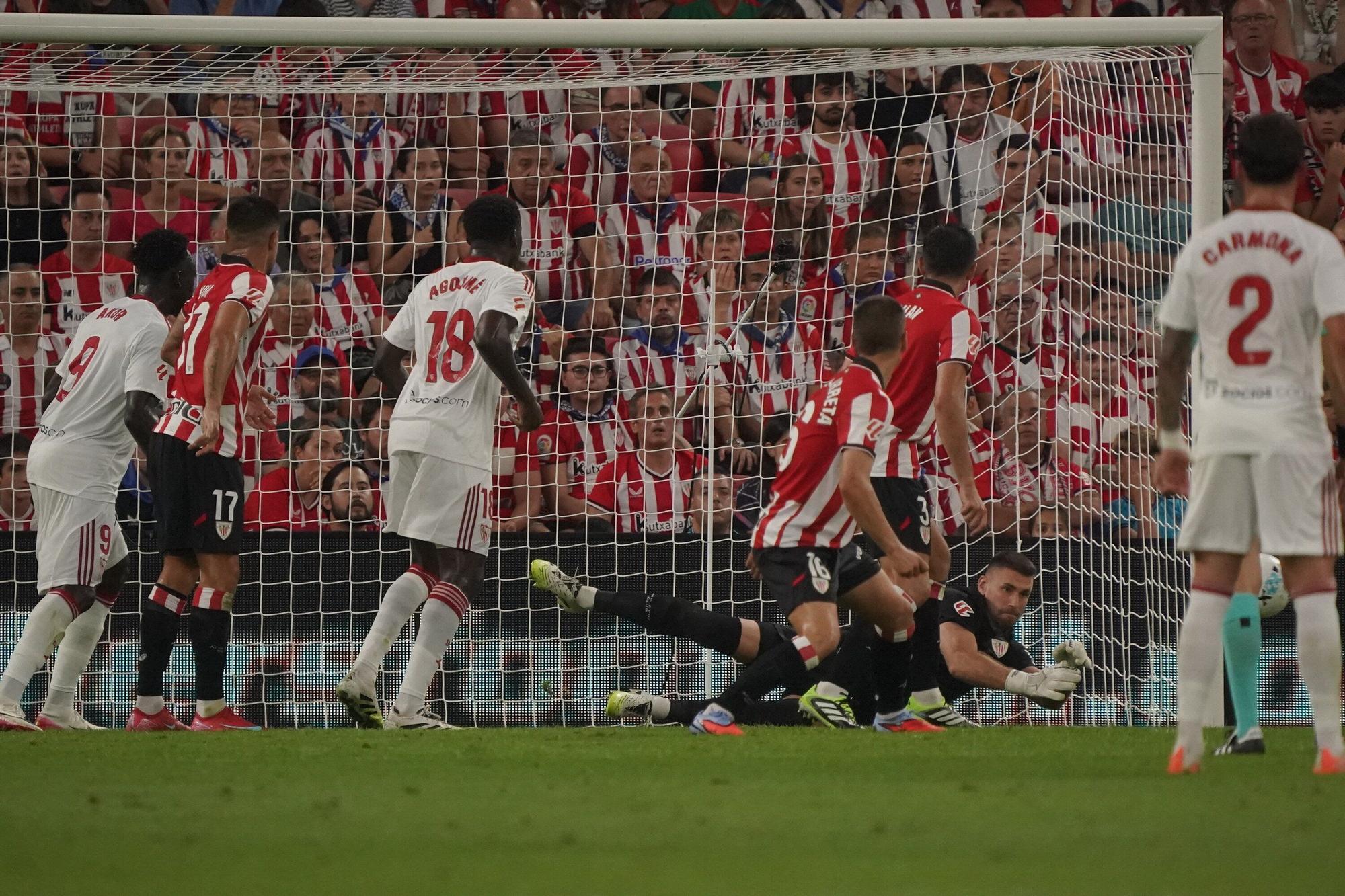 El Athletic-Sevilla, en imágenes