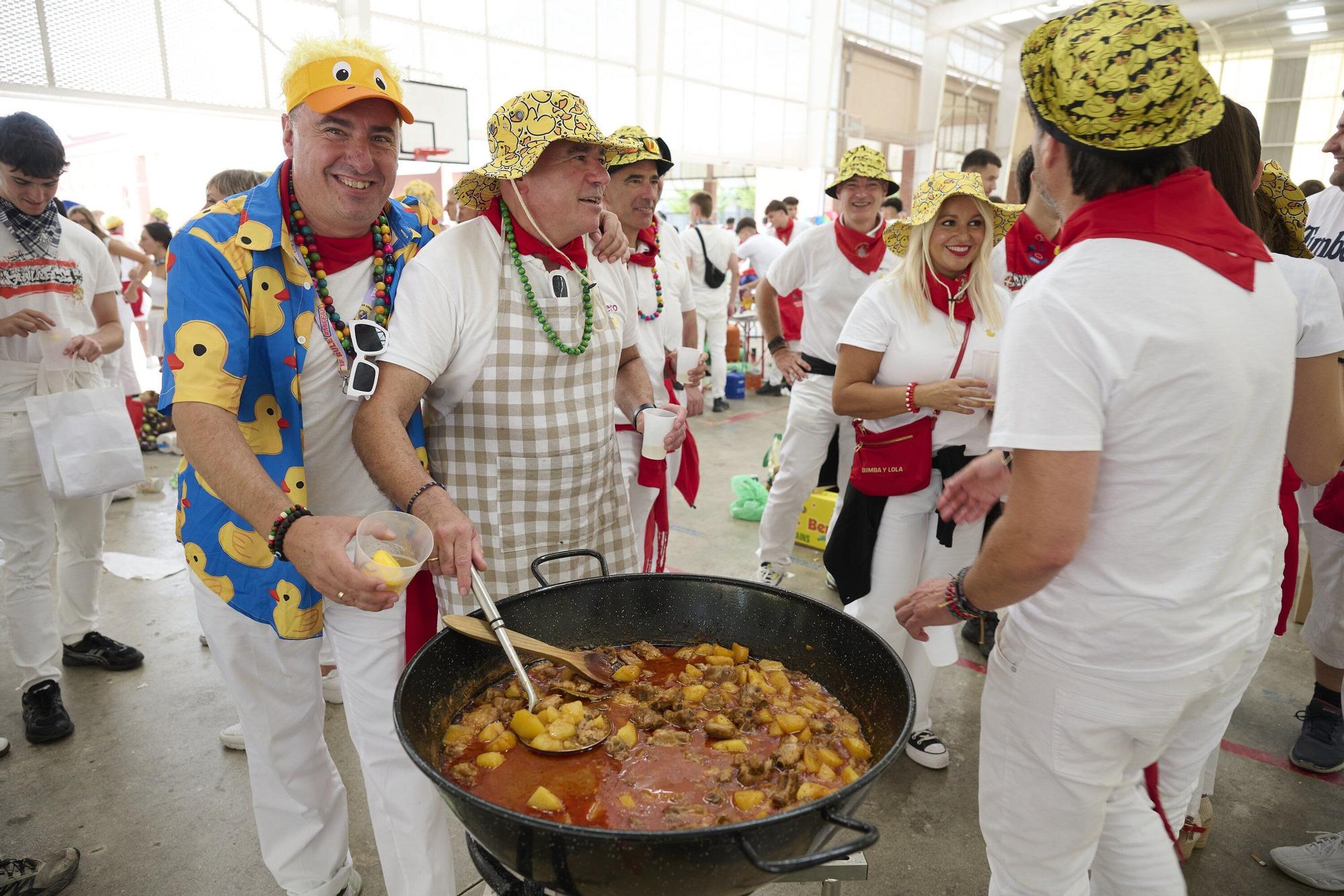 Fotos de la comida del pato en Zizur
