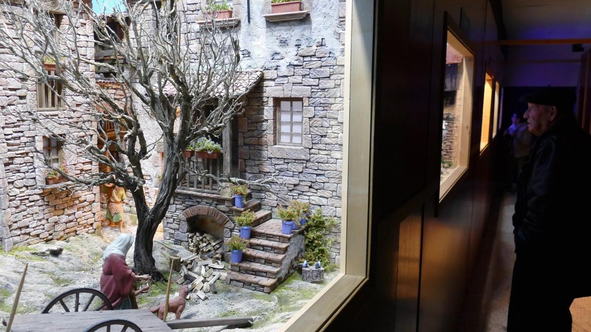Los belenes se muestran a través de dioramas.