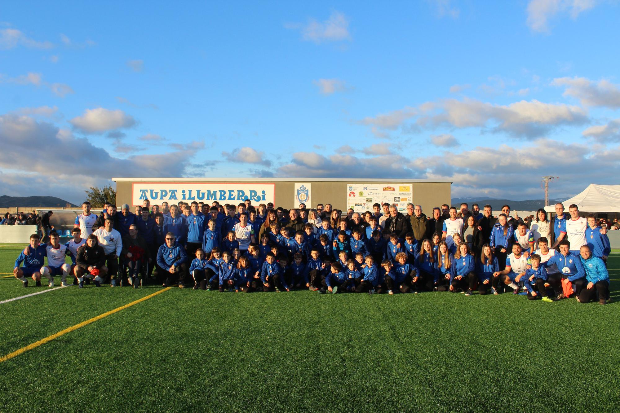 Inauguración del nuevo campo del Lardín