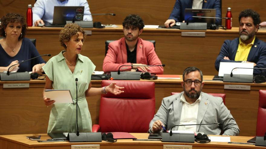 Fotos del pleno del Parlamento de Navarra del jueves 18 de junio