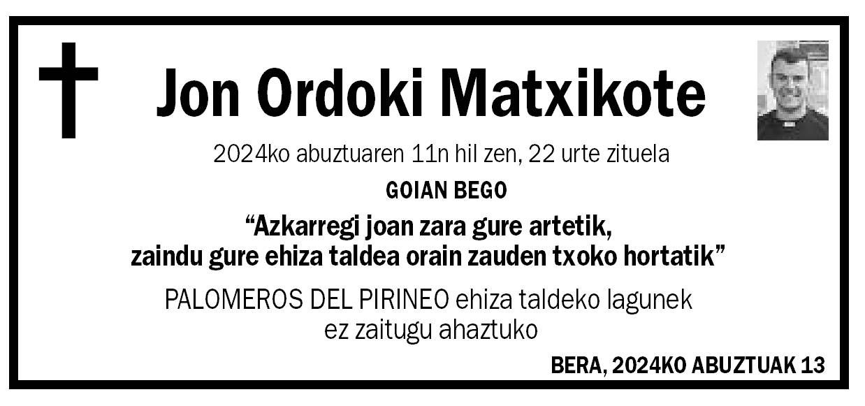 Jon Ordoki Matxikote