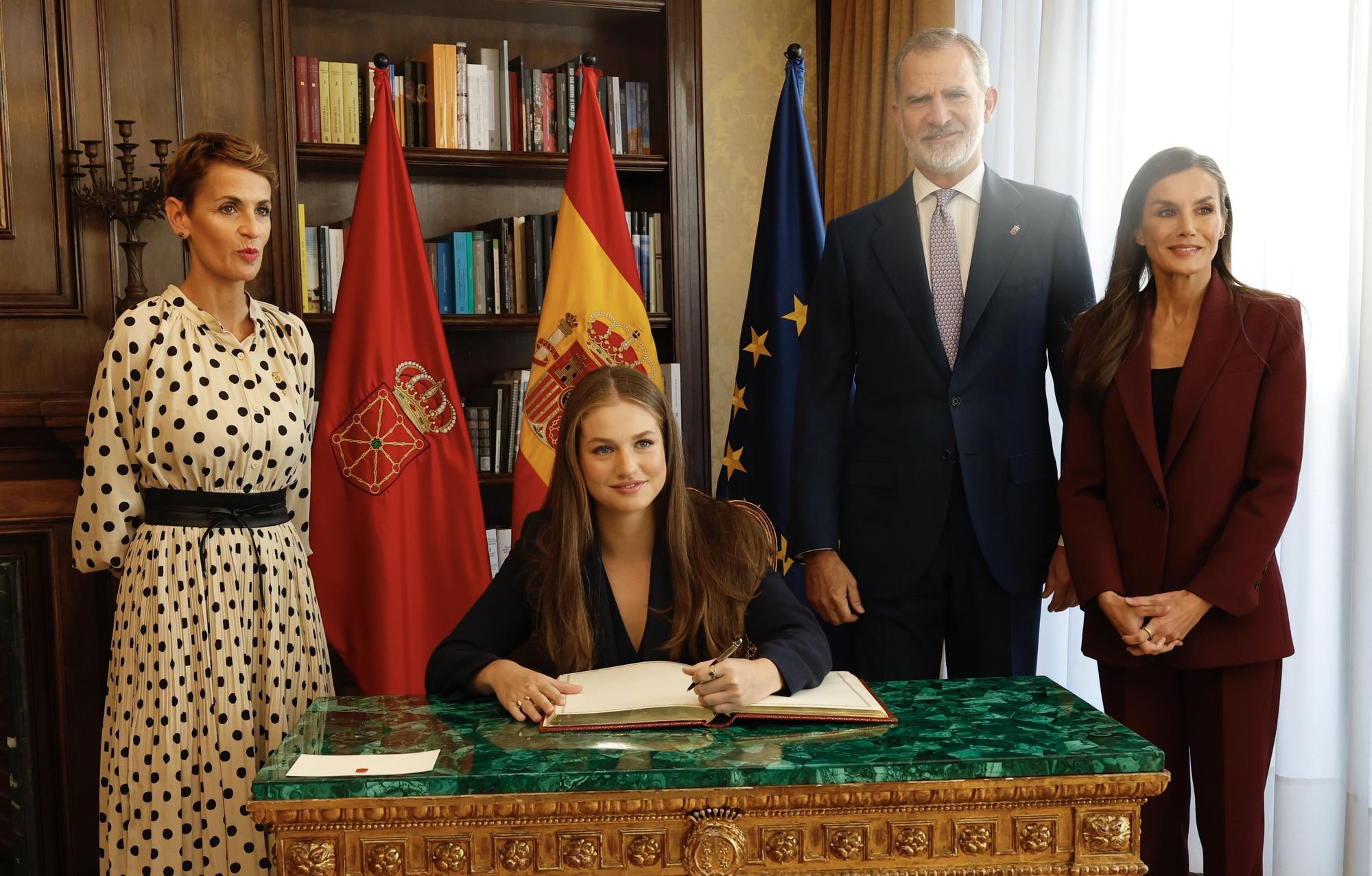 Visita de Felipe de Borbón, Leonor y Letizia a Navarra (viernes 26 de septiembre de 2025)