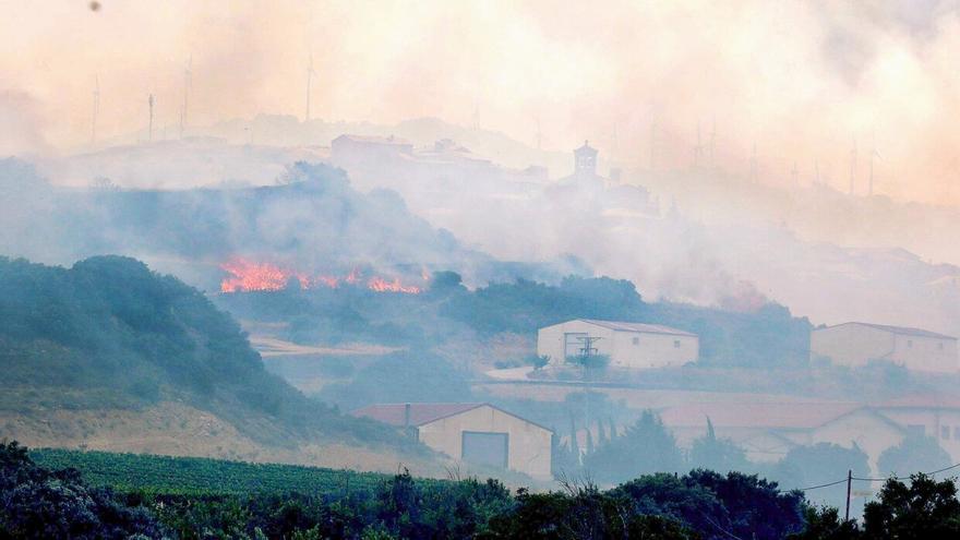 Los incendios quemaron este verano en Navarra 30 veces más vegetación forestal