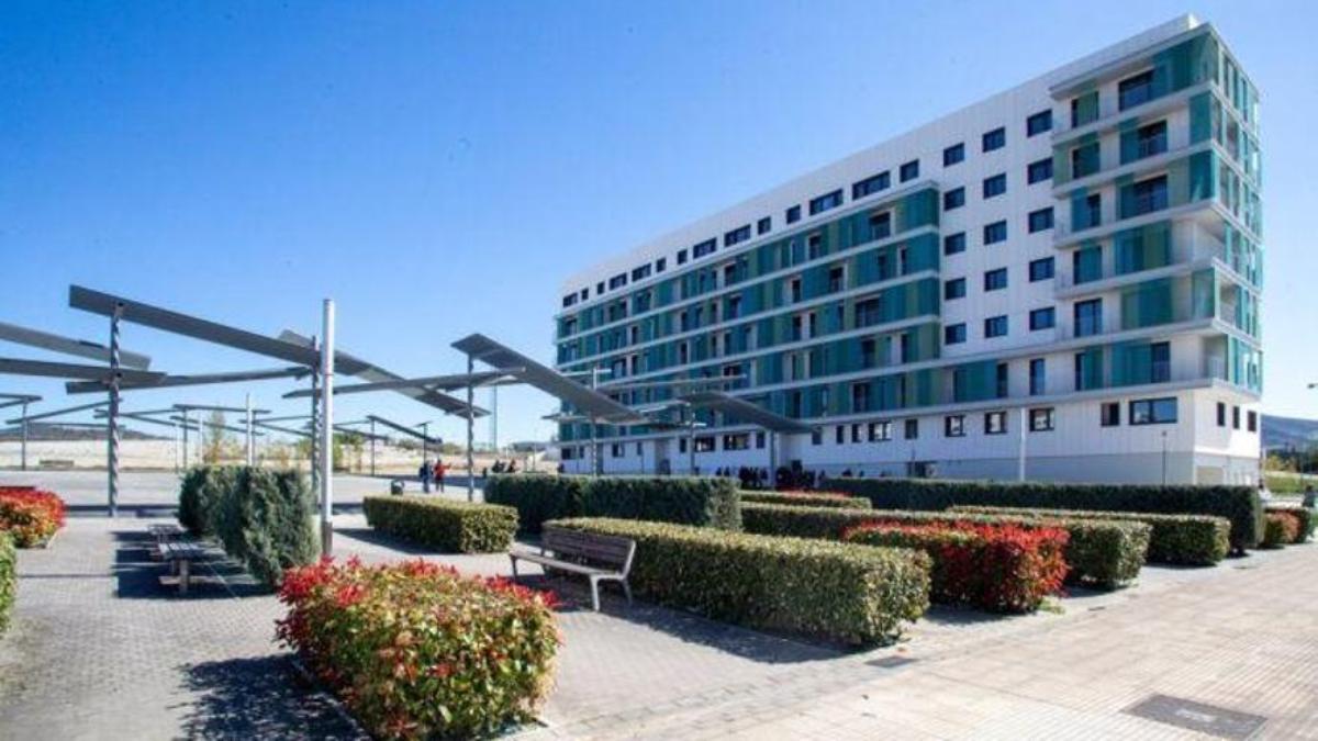 Exterior de las viviendas VPO finalizadas por Nasuvinsa.