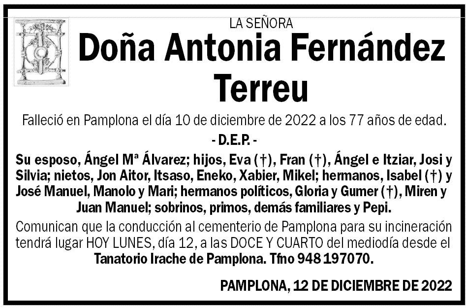 Antonia Fernández Terreu