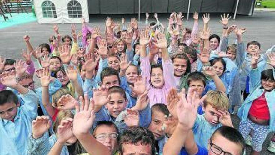 Alumnos de Orioko Herri Ikastola.