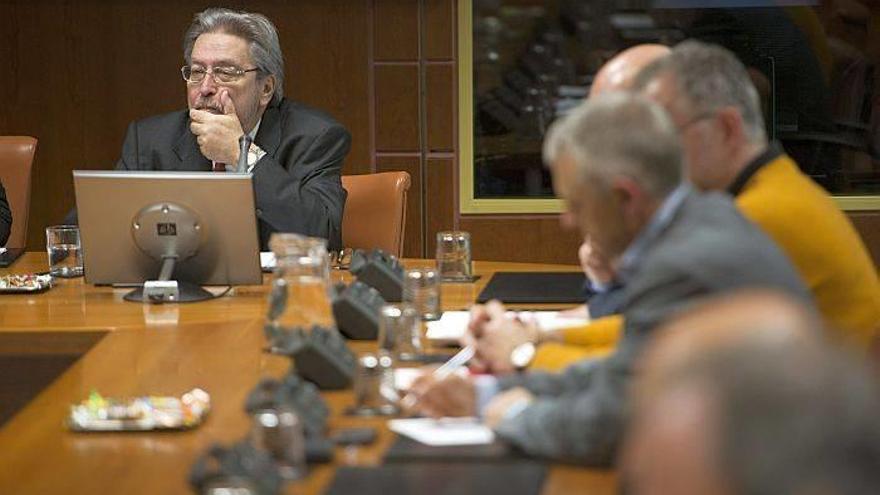 Manu Lezertua, durante su comparecencia en el Parlamento Vasco para exponer su programa y modelo para esta institución