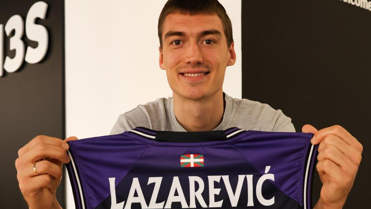 Stefan Lazarevic, en su presentación oficial.