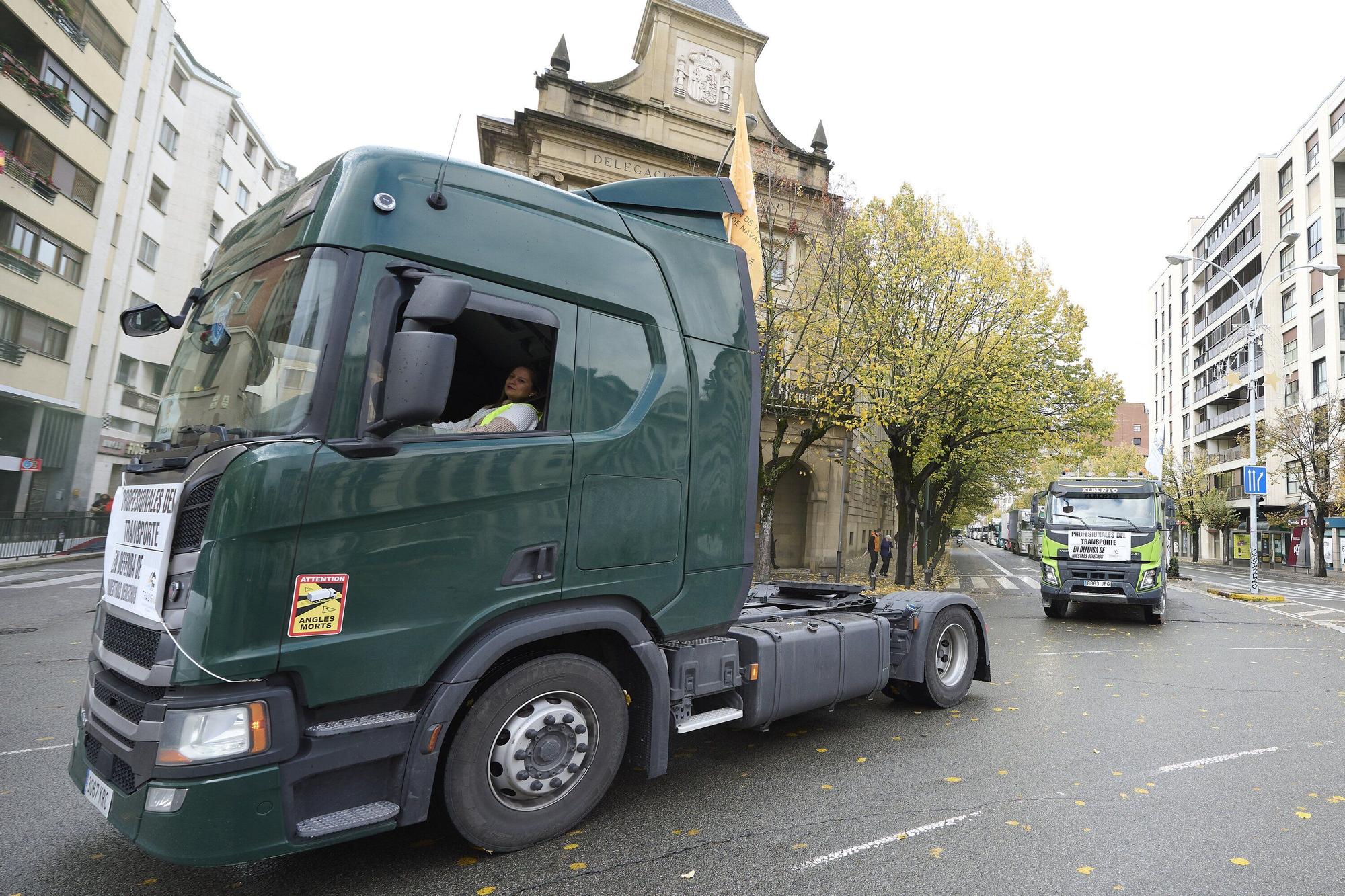 Fotos de la camionada en Pamplona (sábado 8 de noviembre de 2025)