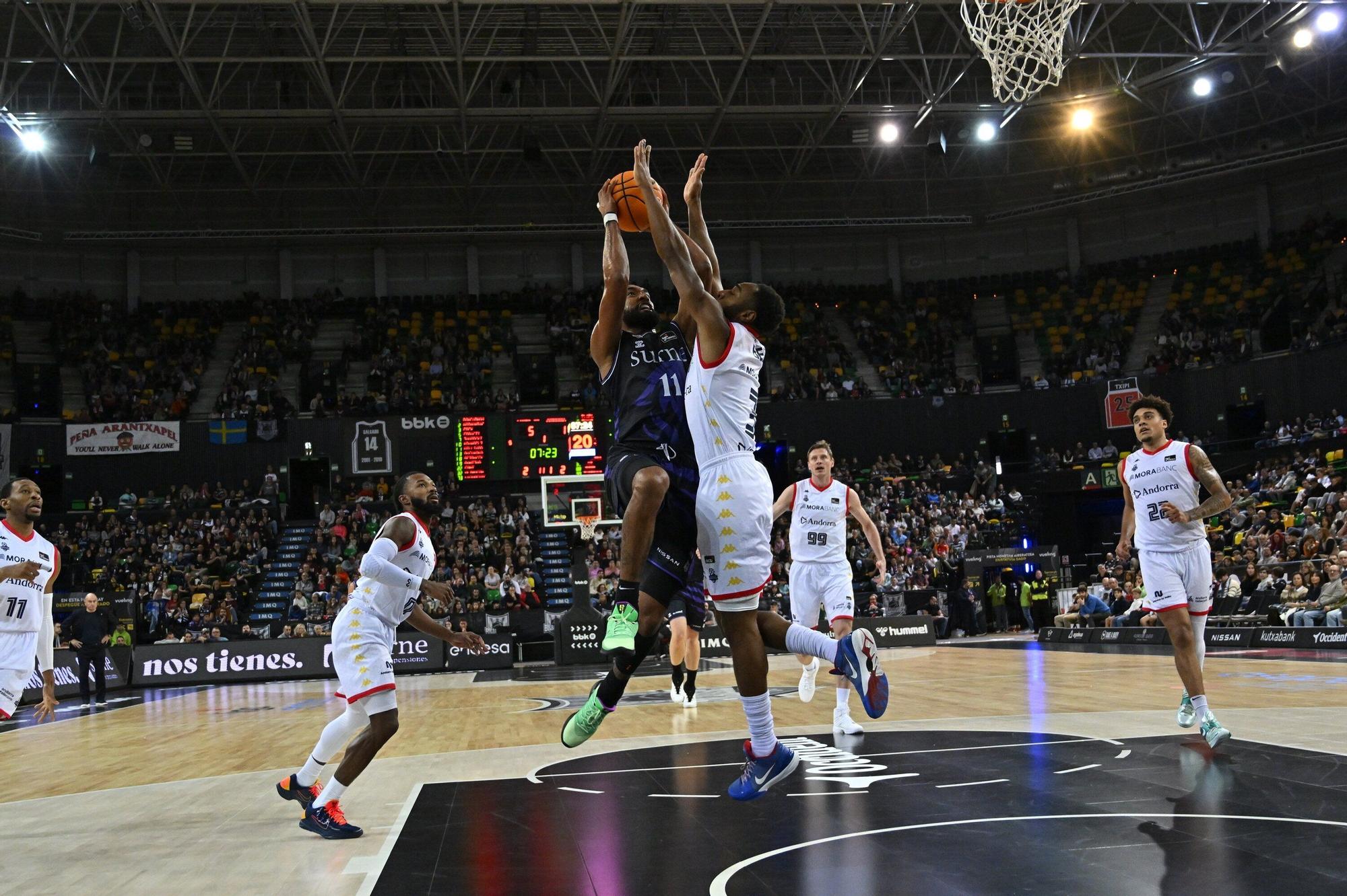 El Surne Bilbao Basket-Morabanc Andorra, en imágenes