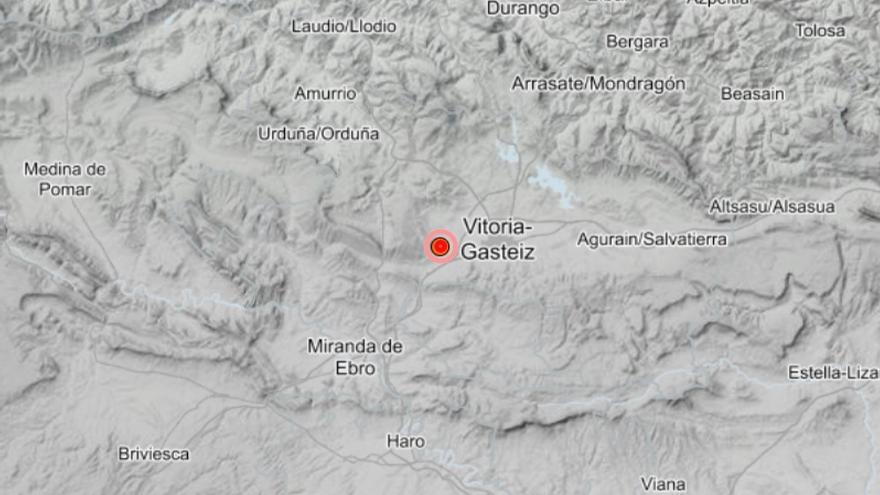 Álava tiembla por un terremoto de magnitud 4 con epicentro en Iruña Oka