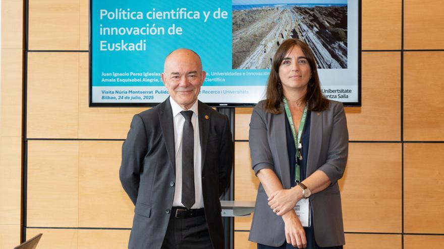 Pérez Iglesias Generalitateko Ikerketa eta Unibertsitate sailburuarekin bildu da