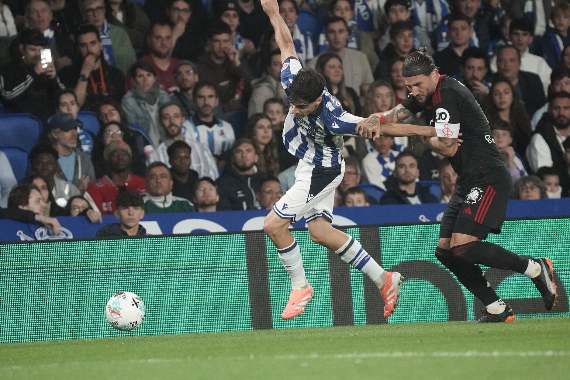 Las mejores imágenes del partido entre la Real y el Sevilla