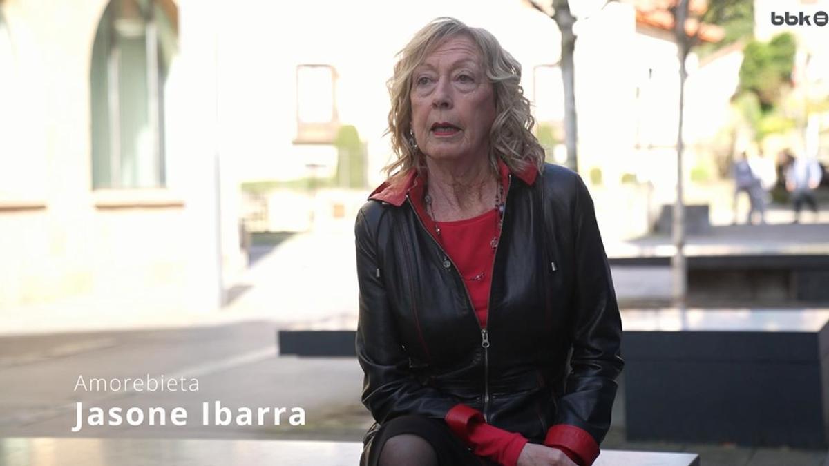 Jasone Ibarra, memoria viva de la localidad y todo un referente de una jubilación activa
