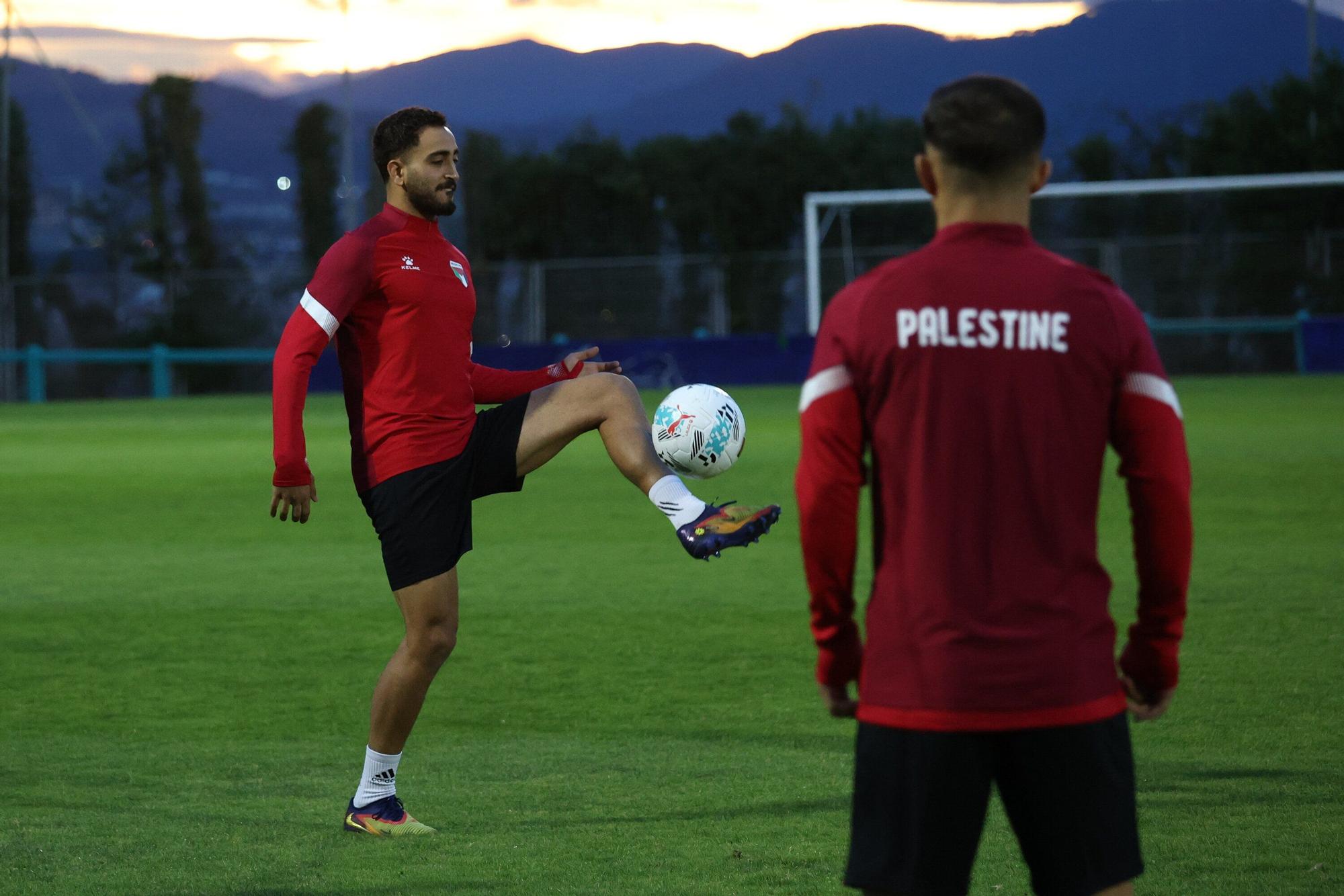 En imágenes: Entrenamiento de Palestina en Sarriena