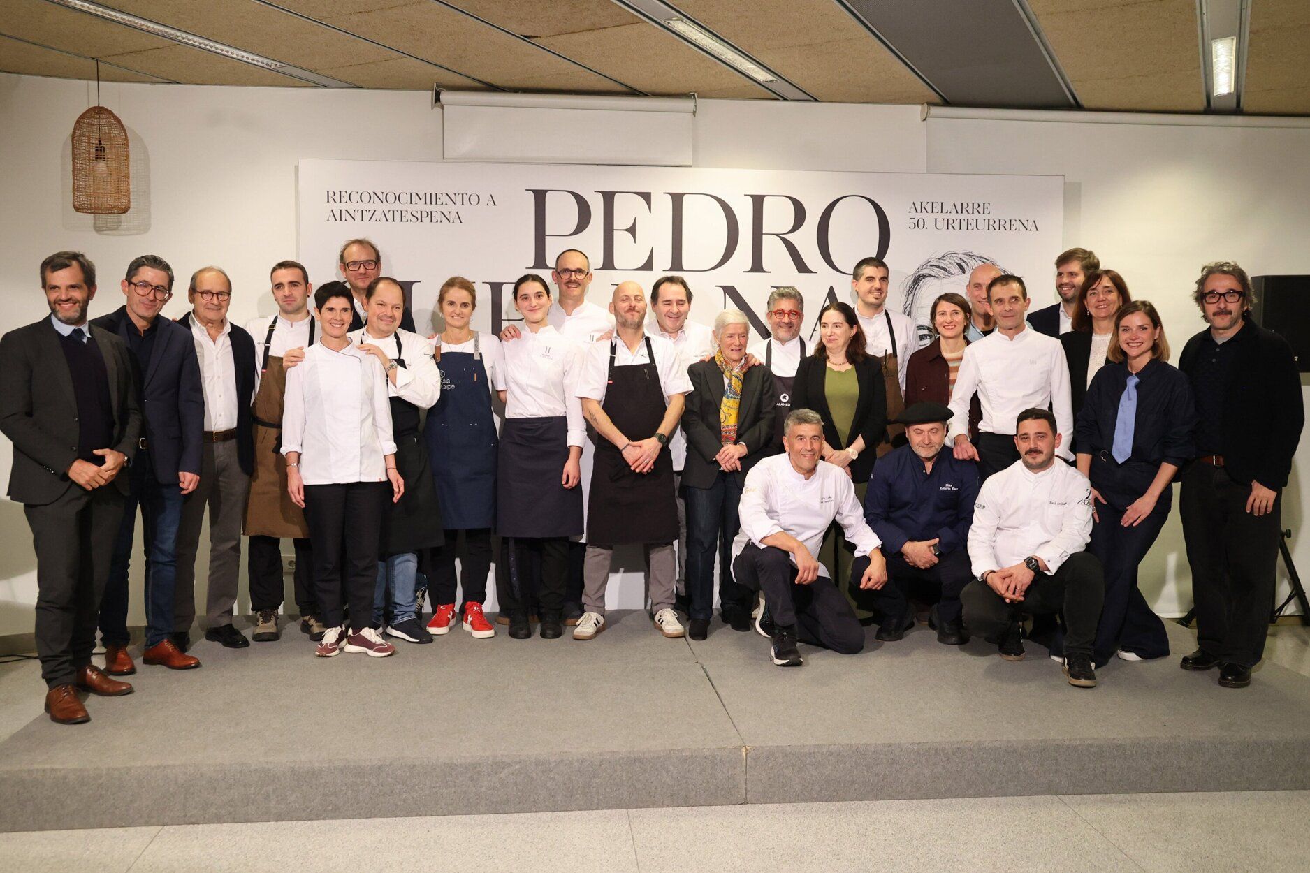 Homenaje a Pedro Subijana, 50 años de Akelarre y trabajo en la cocina.