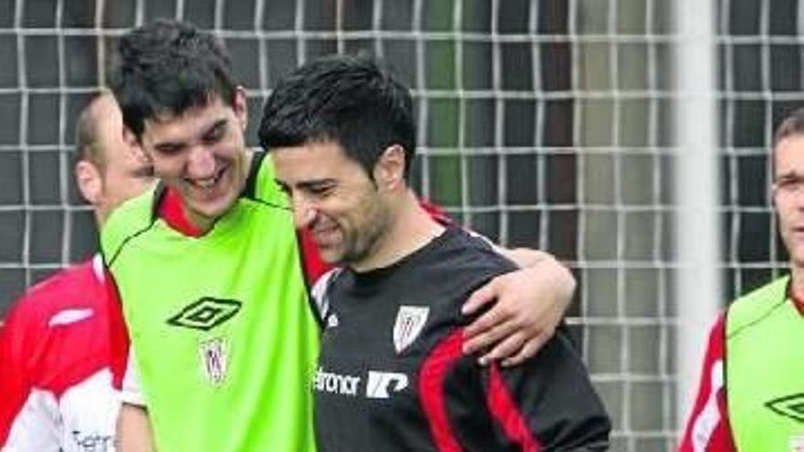 Mikel San José, ayer en las instalaciones de Lezama.