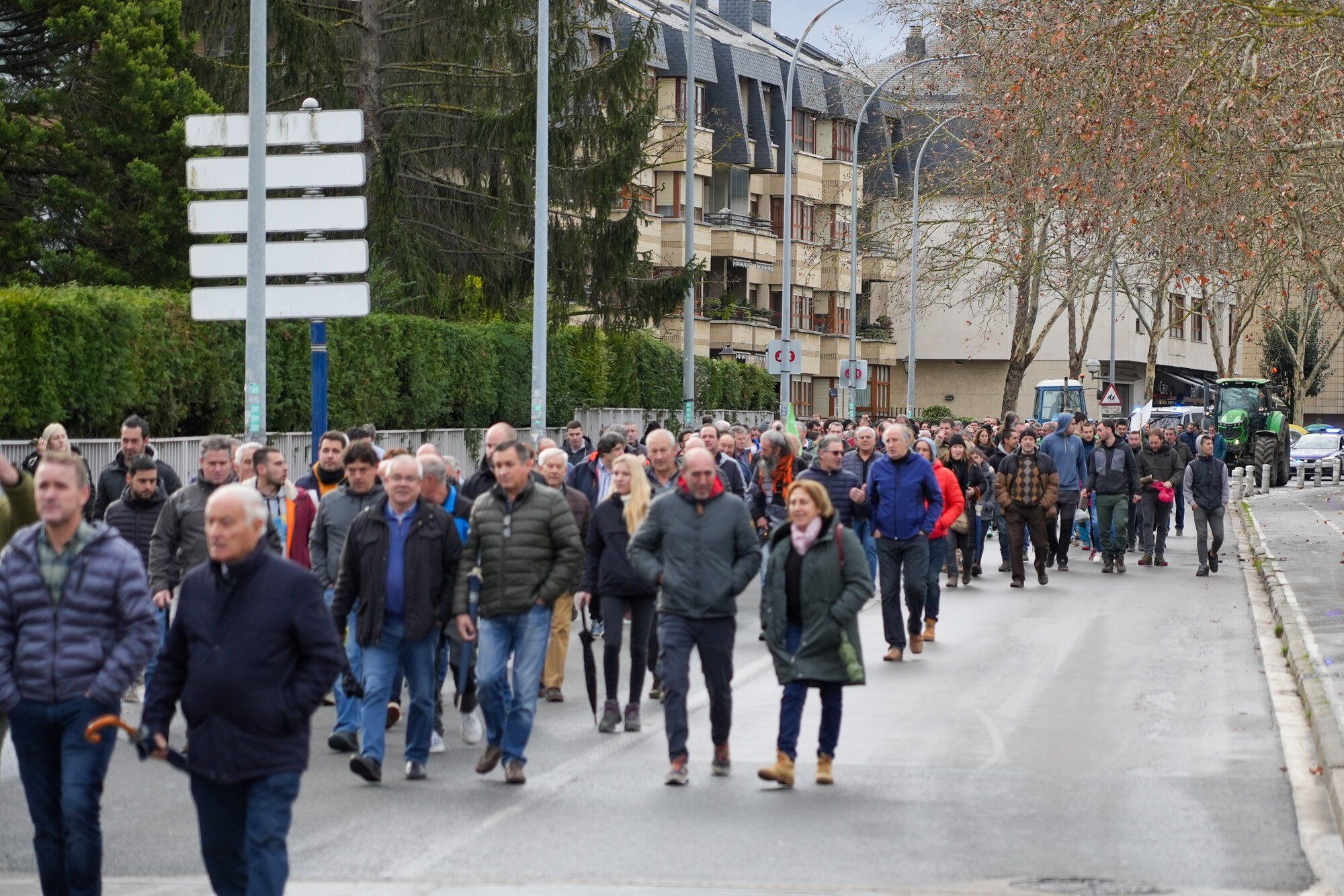 Los agricultores alaveses llegan al Palacio de la Provincia con sus demandas