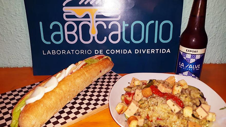 Un ‘laboratorio’ de comida divertida con sabor griego