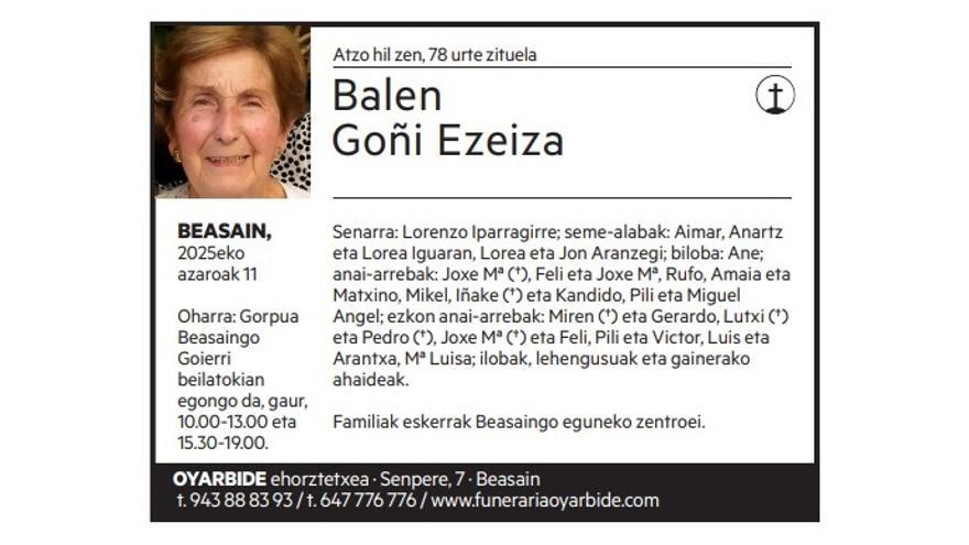 Balen Goñi Ezeiza
