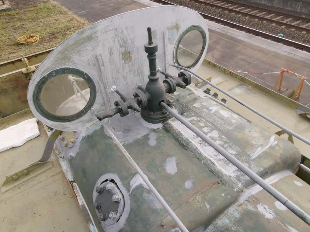 Estado en el que se encontraba el cuerpo de esta locomotora.