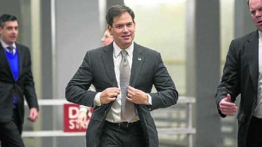 El senador republicano por Florida y miembro del Tea Party Marco Rubio.