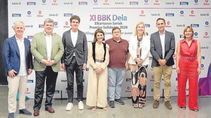 En imágenes: BBK DEIA Elkartasun Sariak 2026 en Euskalduna Bilbao