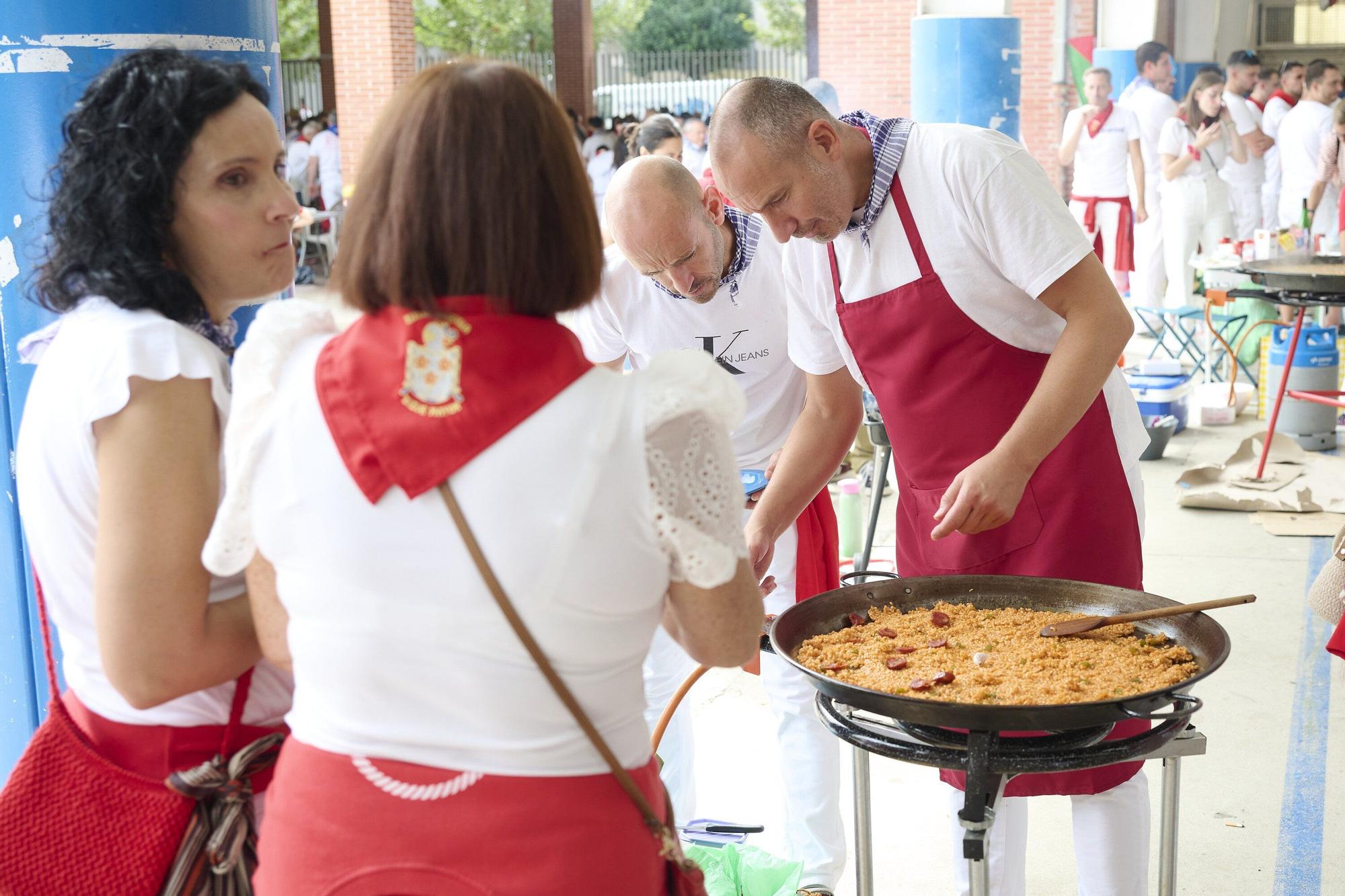 Fotos de la comida del pato en Zizur