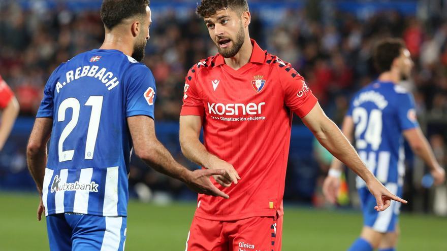 Osasuna se deja dos puntos en Vitoria ante el Alavés en su pelea por Europa (2-2)