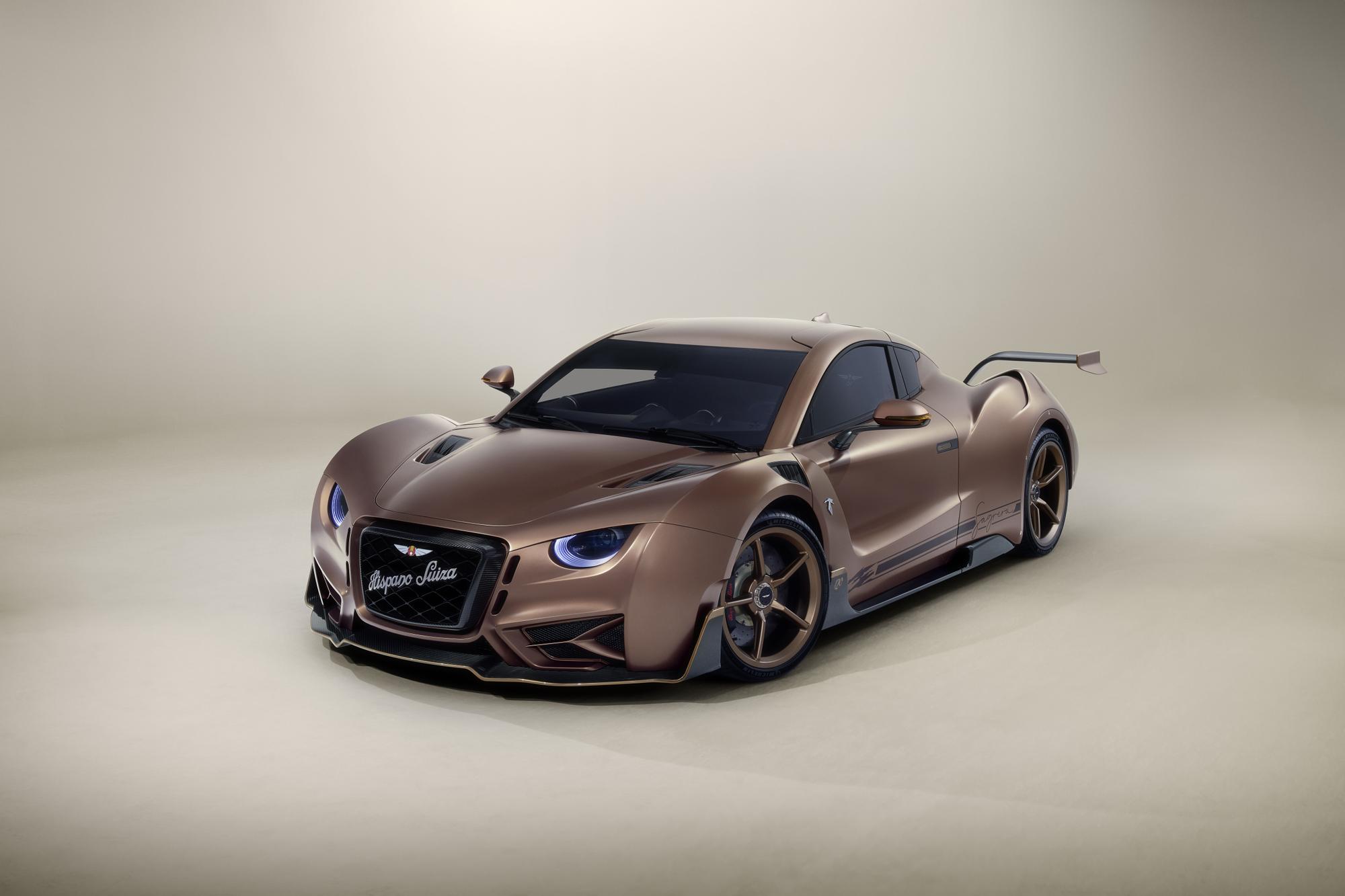 Hispano Suiza reúne presente y pasado en la presentación del Carmen Sagrera en la Monterey Car Week
