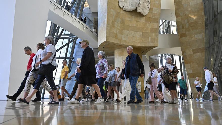 El Guggenheim Bilbao recibe 1.260.894 visitantes este año
