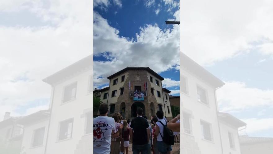 Vídeo del chupinazo de fiestas de Obanos