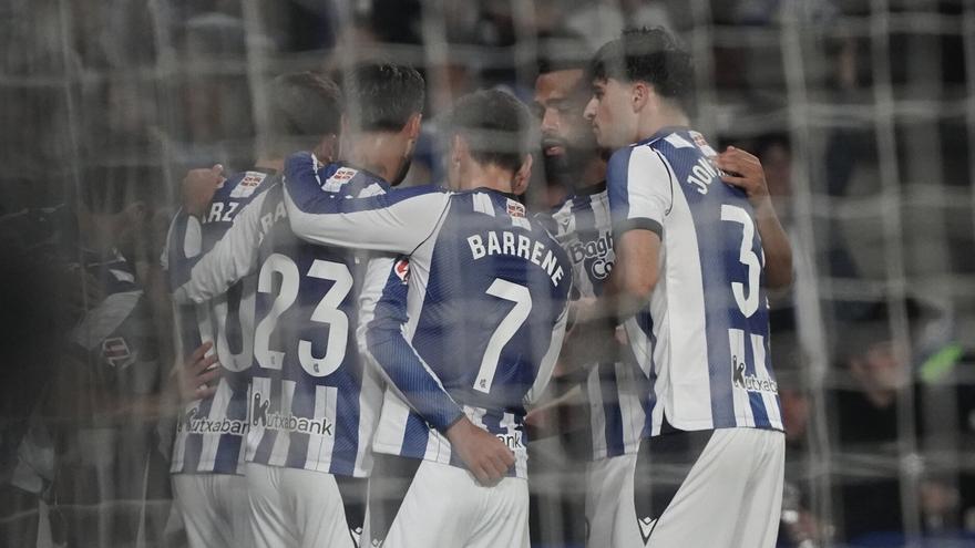 Las mejores imágenes del partido entre la Real y el Sevilla